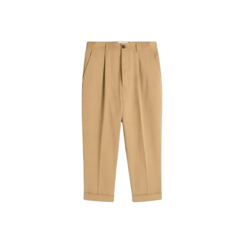 AMIPARIS Pleated Carrot Trousers