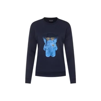 EMPORIO ARMANI Sweatshirt Women's Marine Blue