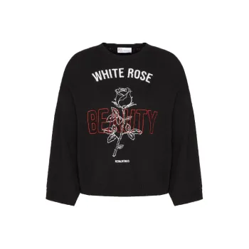 RED VALENTINO REDValentino Rose Embroidered Jumper