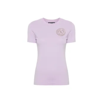 VERSACE JEANS COUTURE SS24 T Shirt Women's Lavender Purple