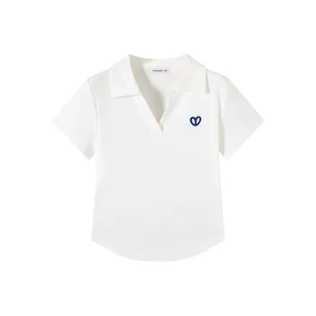 Jean West T Shirt Summer Women's Raw White