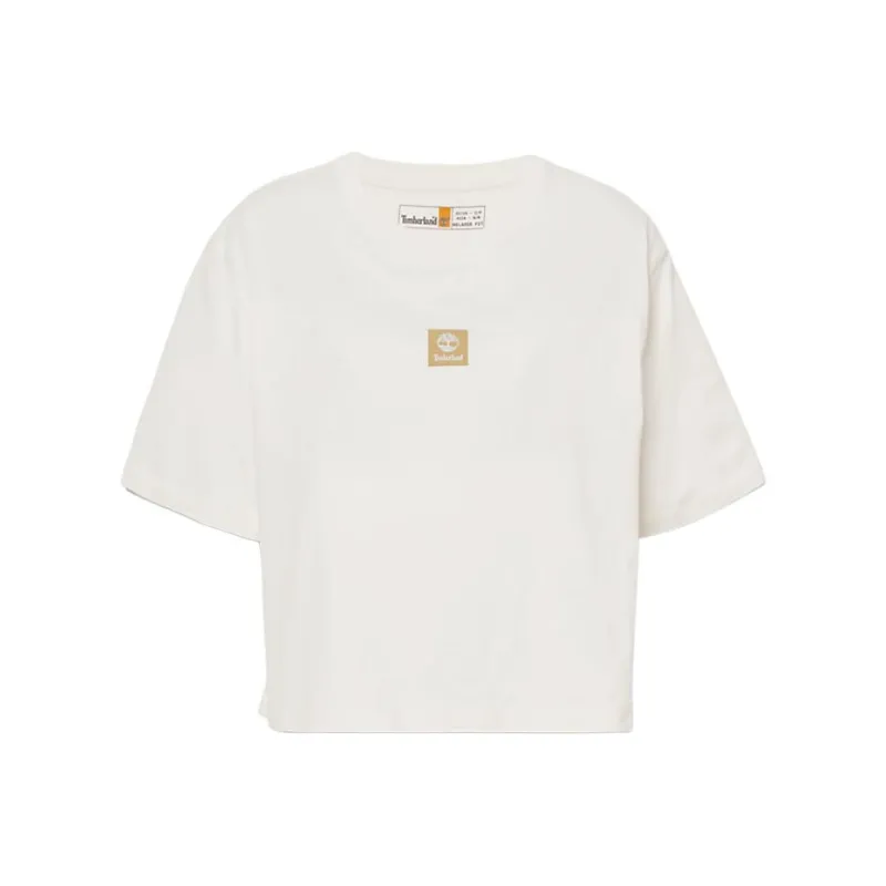 Timberland Drop Shoulder Sleeve T Shirt Women's White-0