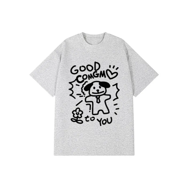 COMGM Drop Shoulder Sleeve T Shirt Unisex-3