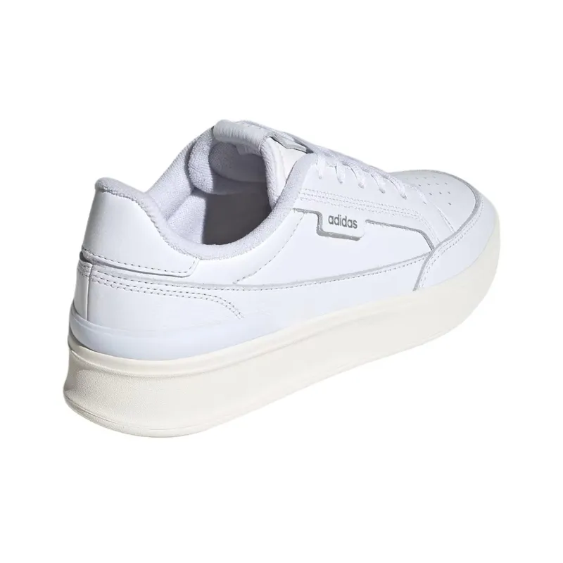 Adidas Aspyre Anti Slip Wear Resistant Low Top Skateboard Shoes Women's White-3