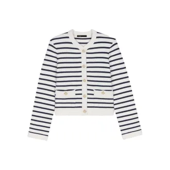 Maje Sweater Women's Black White