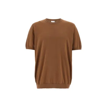 PAL ZILERI T Shirts Men Brown