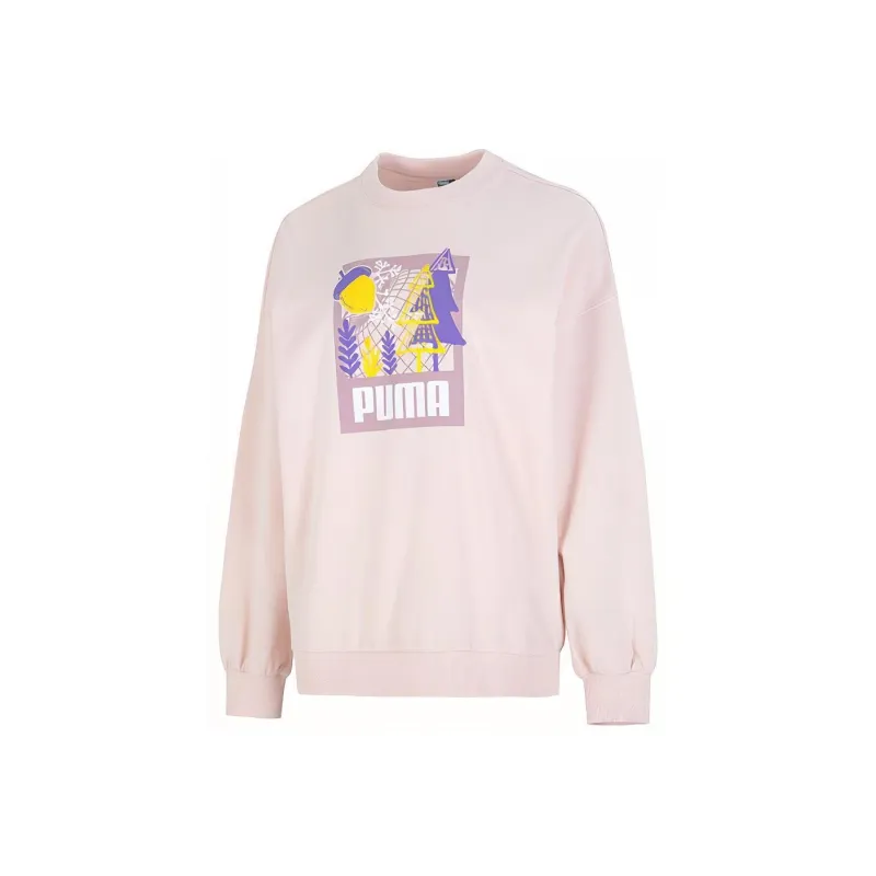 PUMA Sweatshirts Women's Pink-0