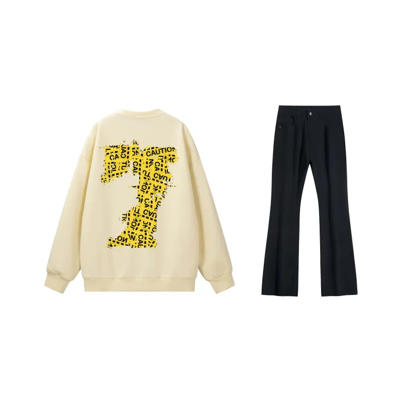 SUNSETMONENT Sweatshirt Set Unisex-5