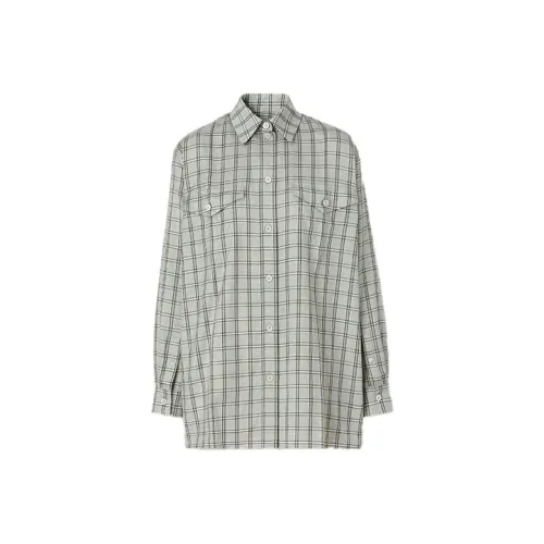 Burberry Shirt Women's Medium Heather Gray