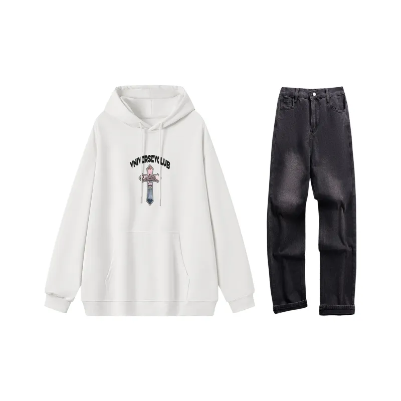 VniVerseVClub Sweatshirt Set Unisex-2