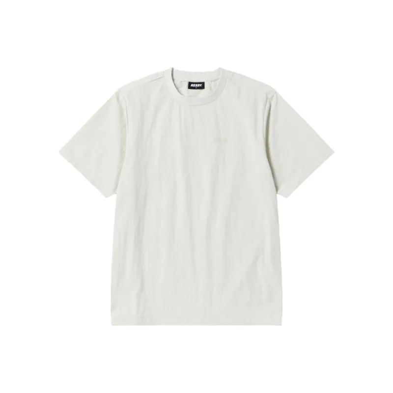 NERDY Drop Shoulder Sleeve T Shirt Women's Beige-0