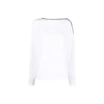 Brunello Cucinelli Cold shoulder Blouse