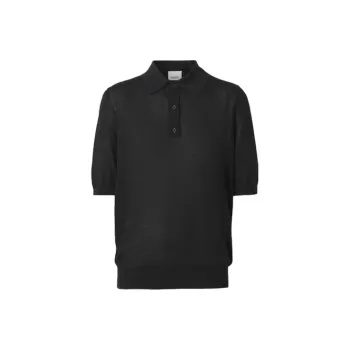 Burberry Polo Shirt Women's Black