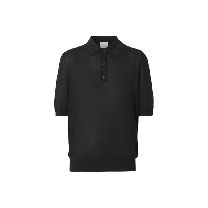Burberry Polo Shirt Women's Black-0