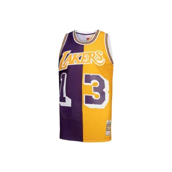 NBA x Mitchell & Ness Los Angeles Lakers Wilt Chamberlain Basketball Jerseys Men's Purple/Gold