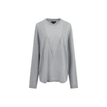 URBAN REVIVO T Shirt Women's Light Gray