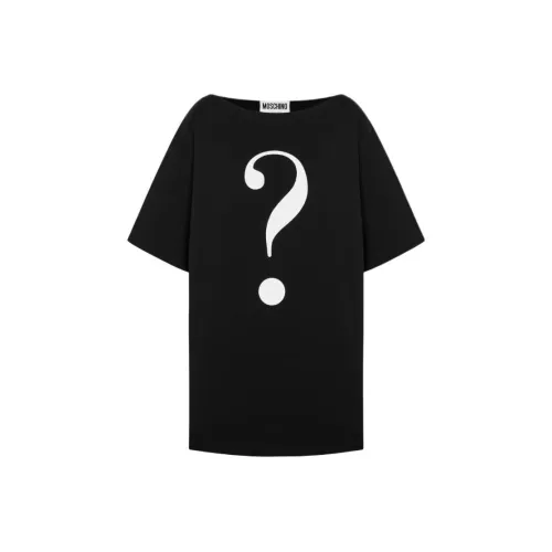 MOSCHINO Question Mark Printed Crewneck T Shirt