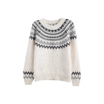Tonlion Sweater Women's Apricot Gray