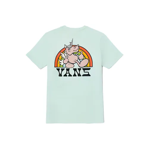 Vans Rainbow Unicorn T Shirts Women's Light Green