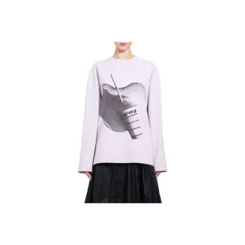 JIL SANDER Oversized Milkshake Printed T Shirt