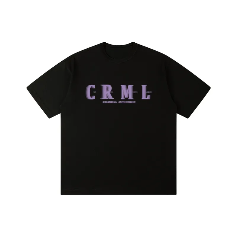 Caramella Drop Shoulder Sleeve T Shirt Unisex White-2
