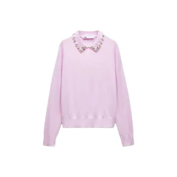 ZARA Sweater Women's Light Purple Red
