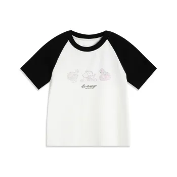 LiNing x LEAGUE OF LEGENDS T Shirt Women's Ivory/Black