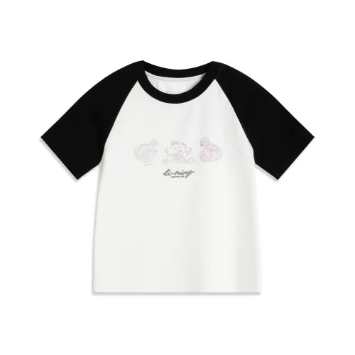 LiNing x LEAGUE OF LEGENDS T Shirt Women's Ivory/Black