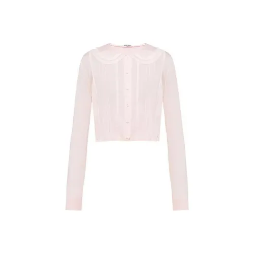 MIU MIU Cashmere Sweaters Women's Pink