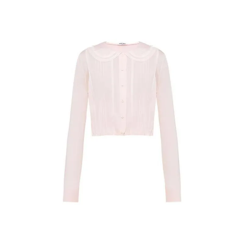 MIU MIU Cashmere Sweaters Women's Pink-0