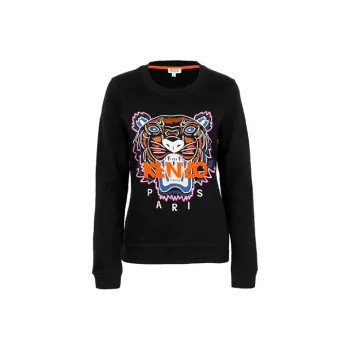 KENZO Classic Tiger Head Sweatshirts Women's Black