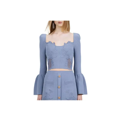 Self portrait FW22 Knitwear Women's Haze Blue