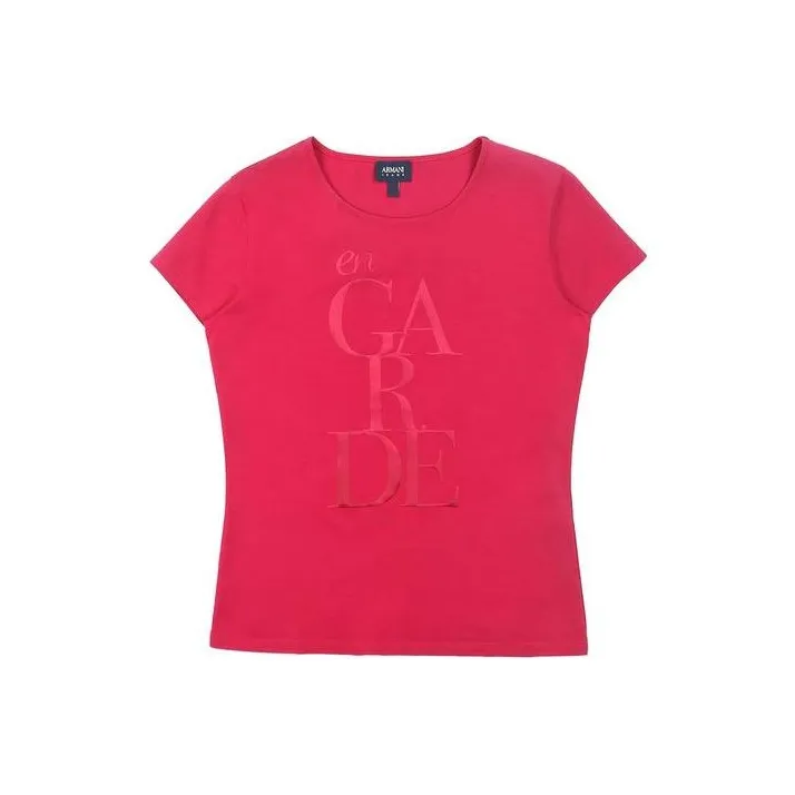 ARMANI JEANS T Shirts Women's Red-0