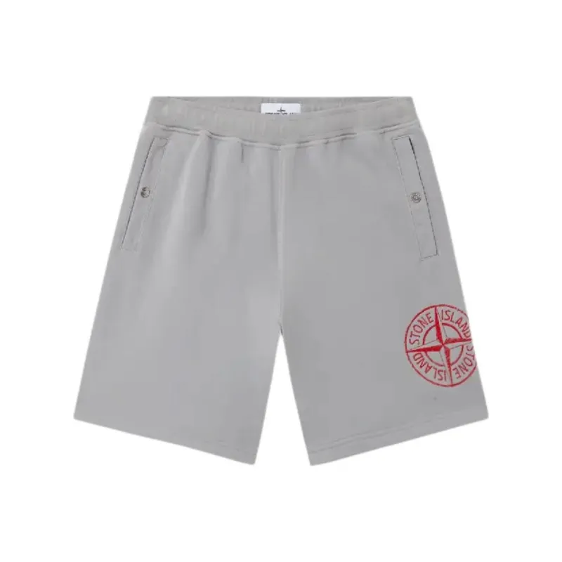 STONE ISLAND Snake Year Limited Collection Casual Shorts Unisex Gray-0