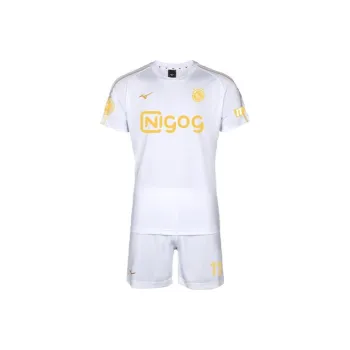 Mizuno Soccer Jersey Sets Men's White Gold