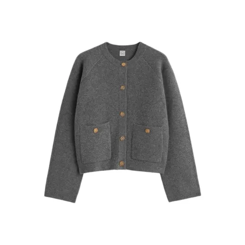 TOTEME Calvin Courage Crewneck Knitted Cardigan