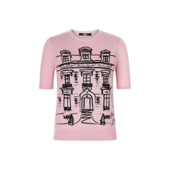 KARL LAGERFELD SS25 Sweater Women's Pink