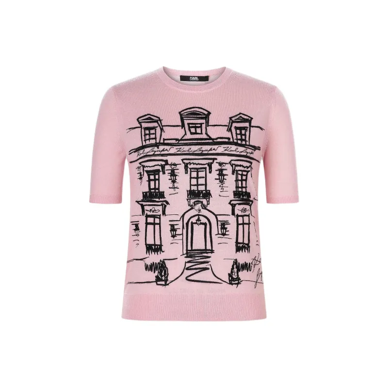 KARL LAGERFELD SS25 Sweater Women's Pink-0