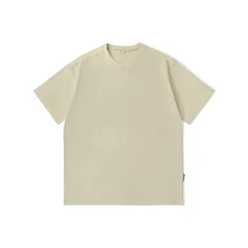 ZHONGBANGJICHU Regular T Shirt Unisex Apricot