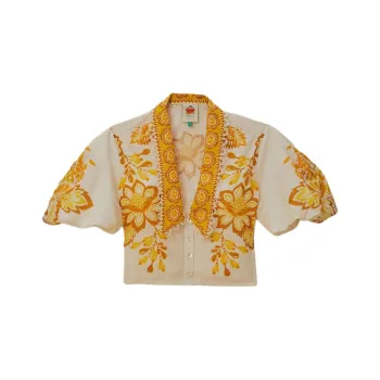 FARM RIO SS24 Shirt Women's Ecru