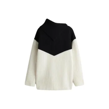H&M Sweater Women's Black/White
