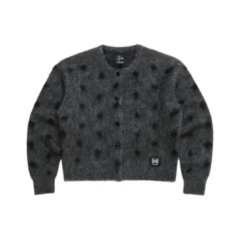 Needles X Needles Mohair Cardigan Graphite