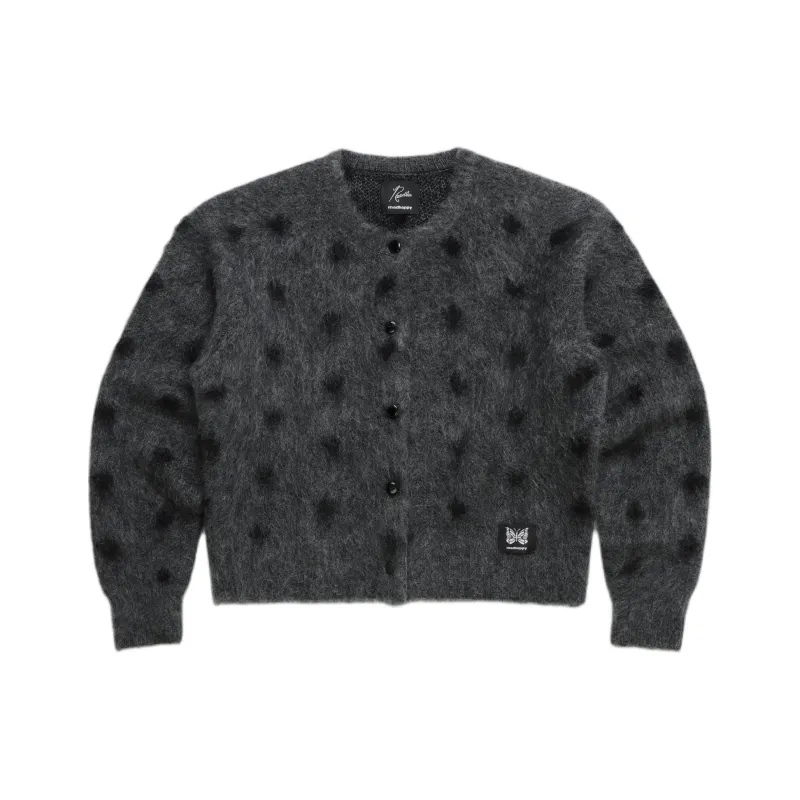 Madhappy X Needles Mohair Cardigan Graphite-0