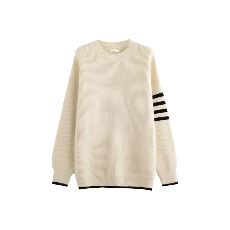 Tonlion Sweater Women's Milk White-0