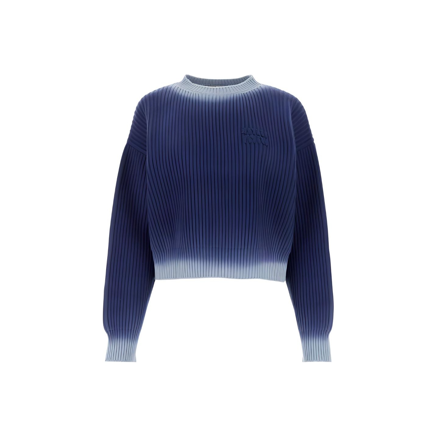 00s MIU MIU Wool Ghost Bicolor Knitwear - メルカリ