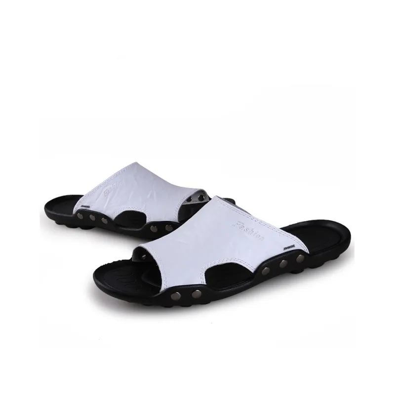 King Jinmai Slide Slippers Unisex Blue/Black/Brown/Blue-18