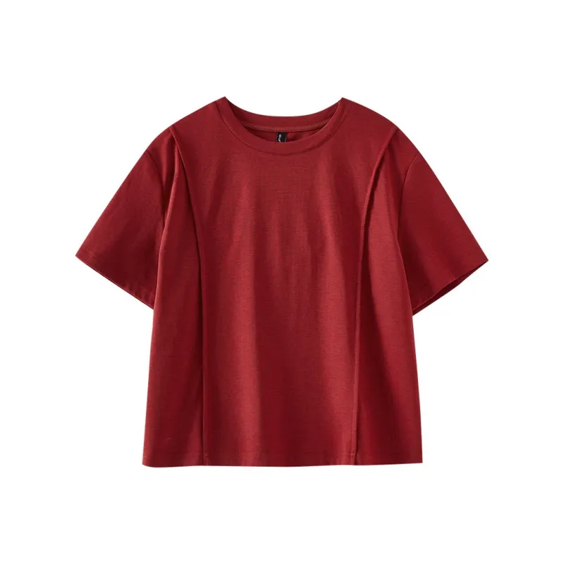 OUNIXUE Summer Regular T Shirt Women's-0