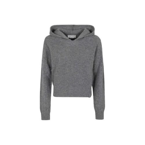 Victoria Beckham Knitted Cropped Hoodie