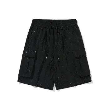 BENGEN Casual Shorts Men's Black