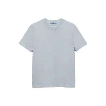 PRADA Triangle Logo Crewneck T Shirt